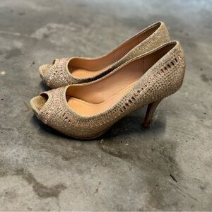 Forever shiny women shoes with heels, Size 8,5